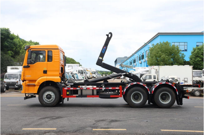 (20方)陜汽后雙橋勾臂垃圾車